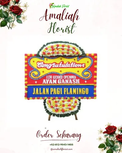 Bunga Papan Congratulation di Jagabita